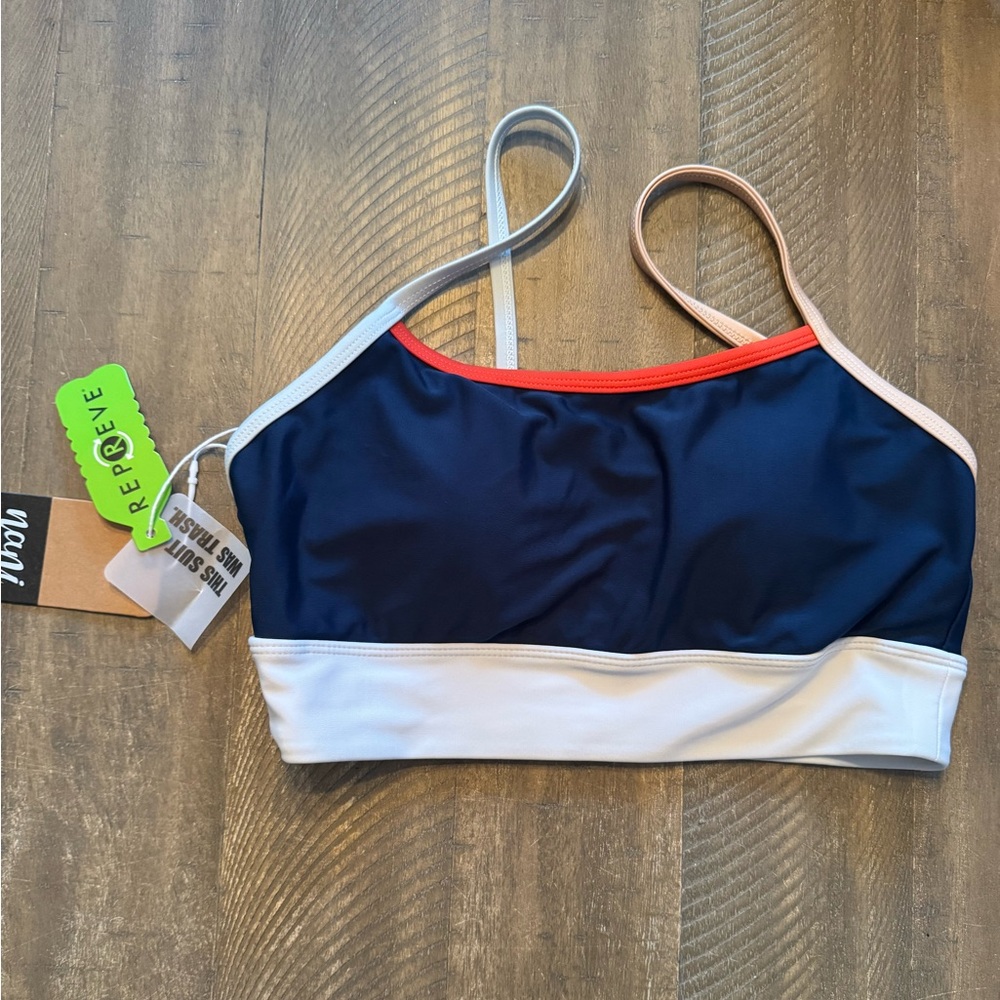 Nani swim Shaka bralette in color pacific.